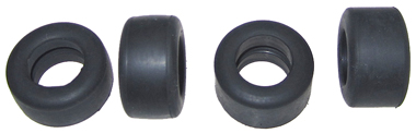 Sloting Plus SP40216009 - Universal Front Wheels - Press-on Plastic - 16 x 9mm - pair
