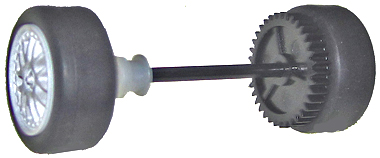 Sloting Plus SP40216009 - Universal Front Wheels - Press-on Plastic - 16 x 9mm - pair