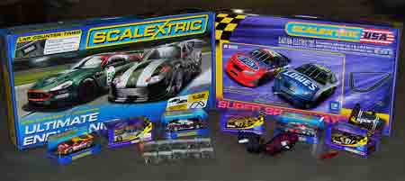ED1001 Ultimate Scalextric 2-lane Race Layout with modern cars