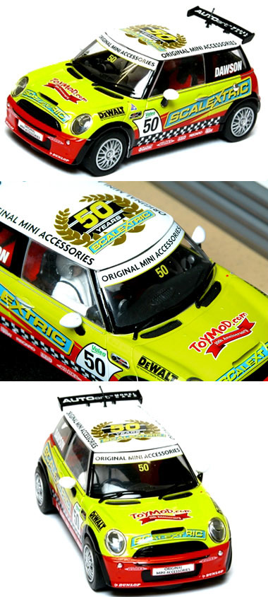 Scalextric C2773 BMW Mini Cooper 50th anniversary