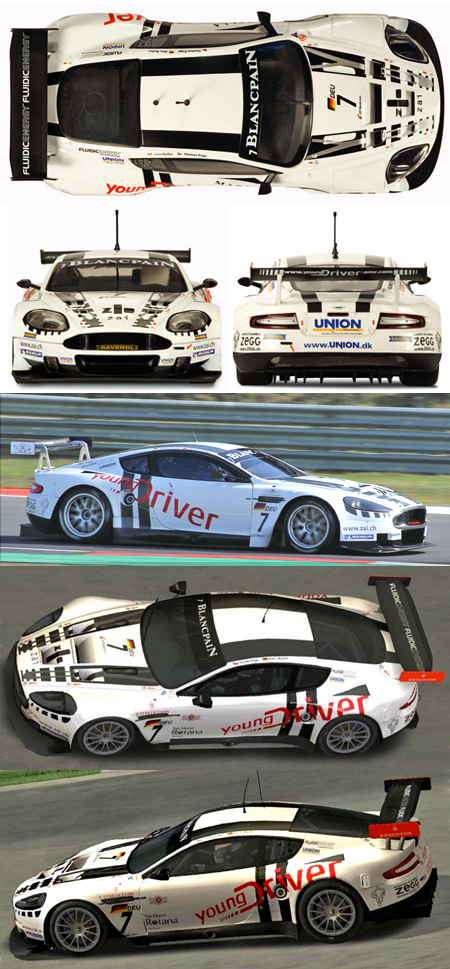 Scalextric C3293 Aston Martin DBR9, Young Driver