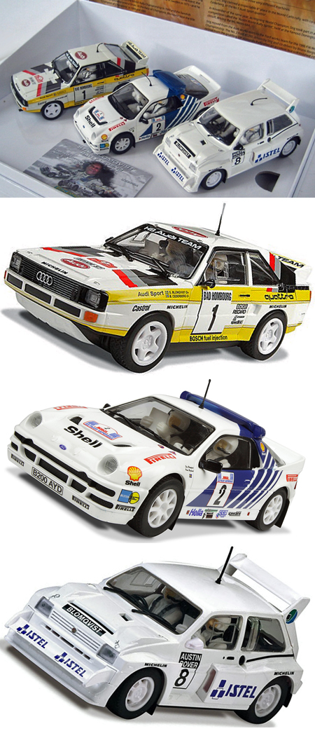 Scalextric Stig Blomqvist Rally Legend Quatro Metro RS200 Slot Car 1/32 C3372A