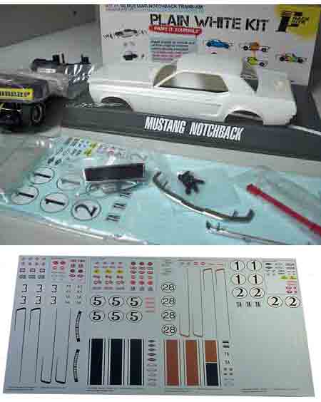 Pioneer PWK1 1968 Mustang plain white kit. Preorder now!